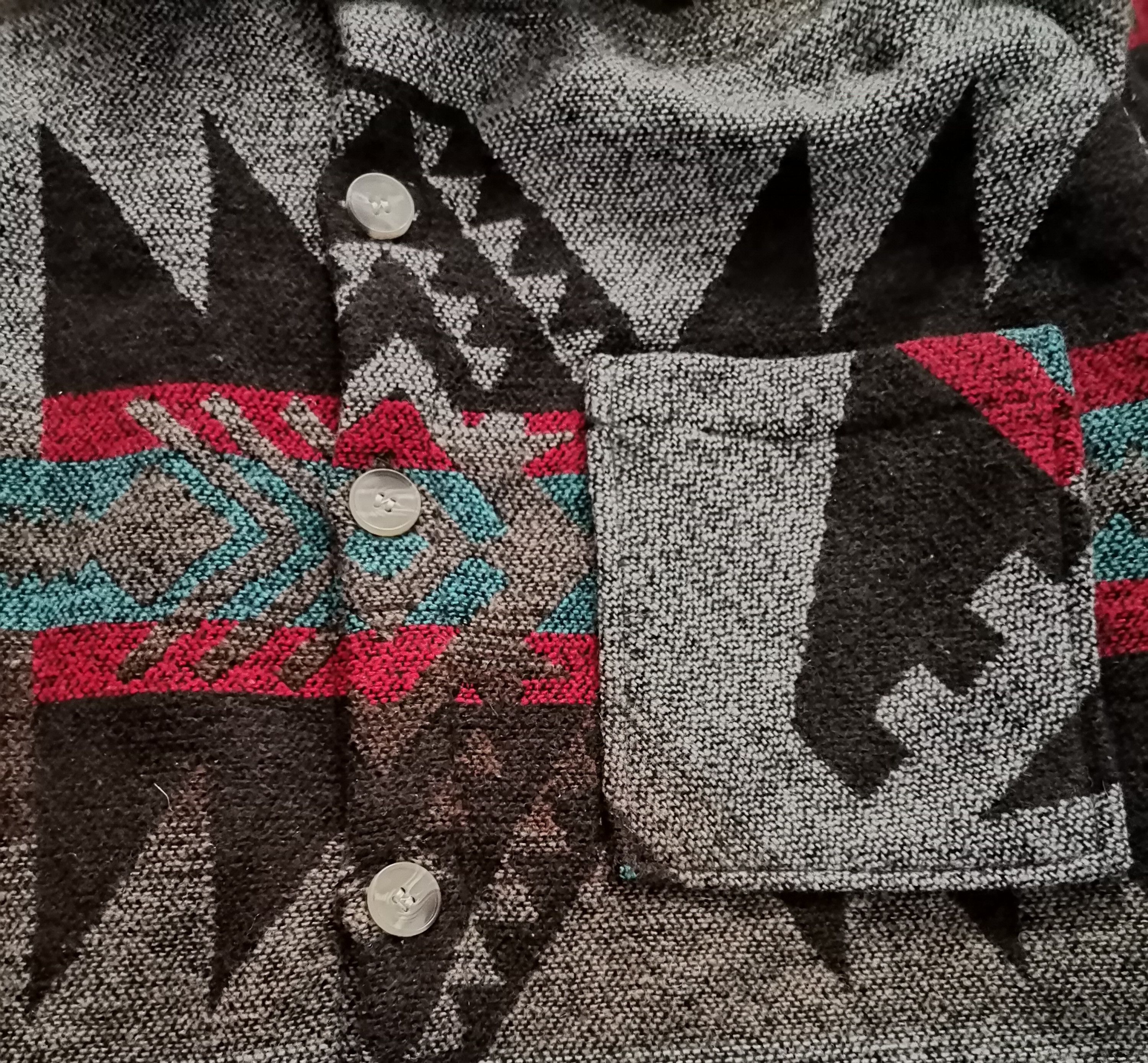 Other Manfinity Aztec Over Shirt Size US M / EU 48-50 / 2 - 2 Thumbnail