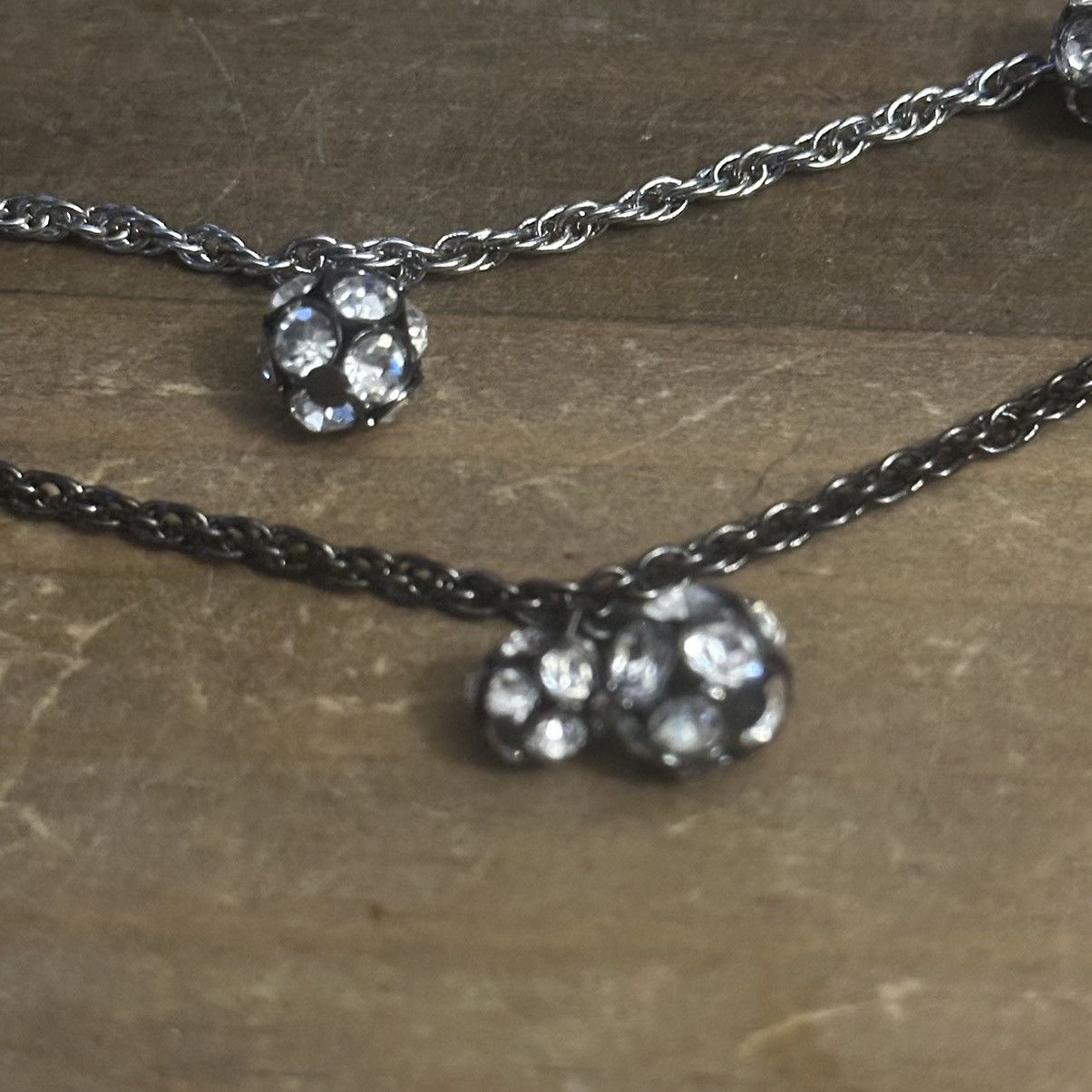 Loft Loft layered two tone crystal ball charm necklace Size ONE SIZE - 3 Thumbnail