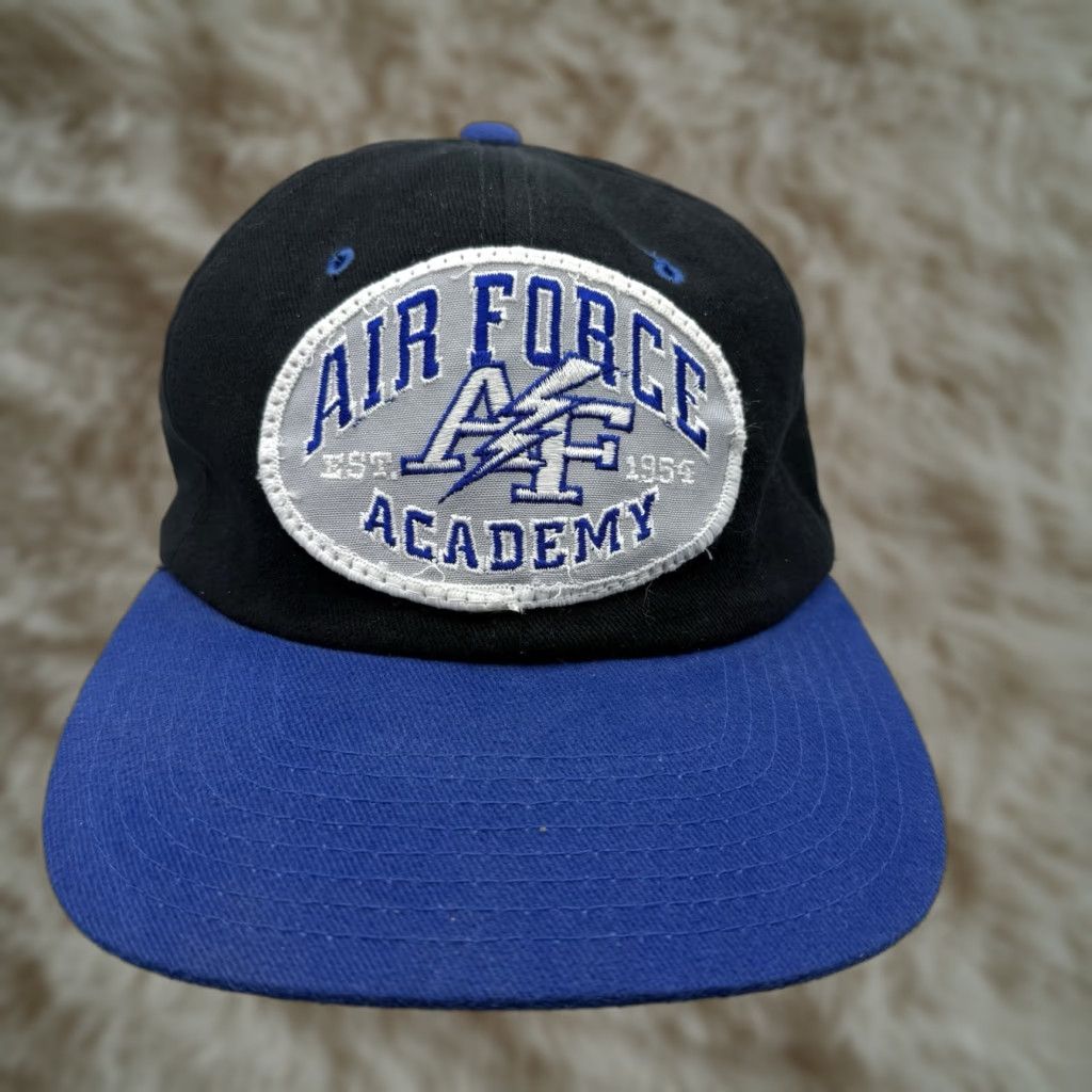Vintage VINTAGE Lee Sport Air Force Academy SnapBack Hat Black Blue Embroidered USA Men One Sizeийн Size ONE SIZE - 1 Thumbnail