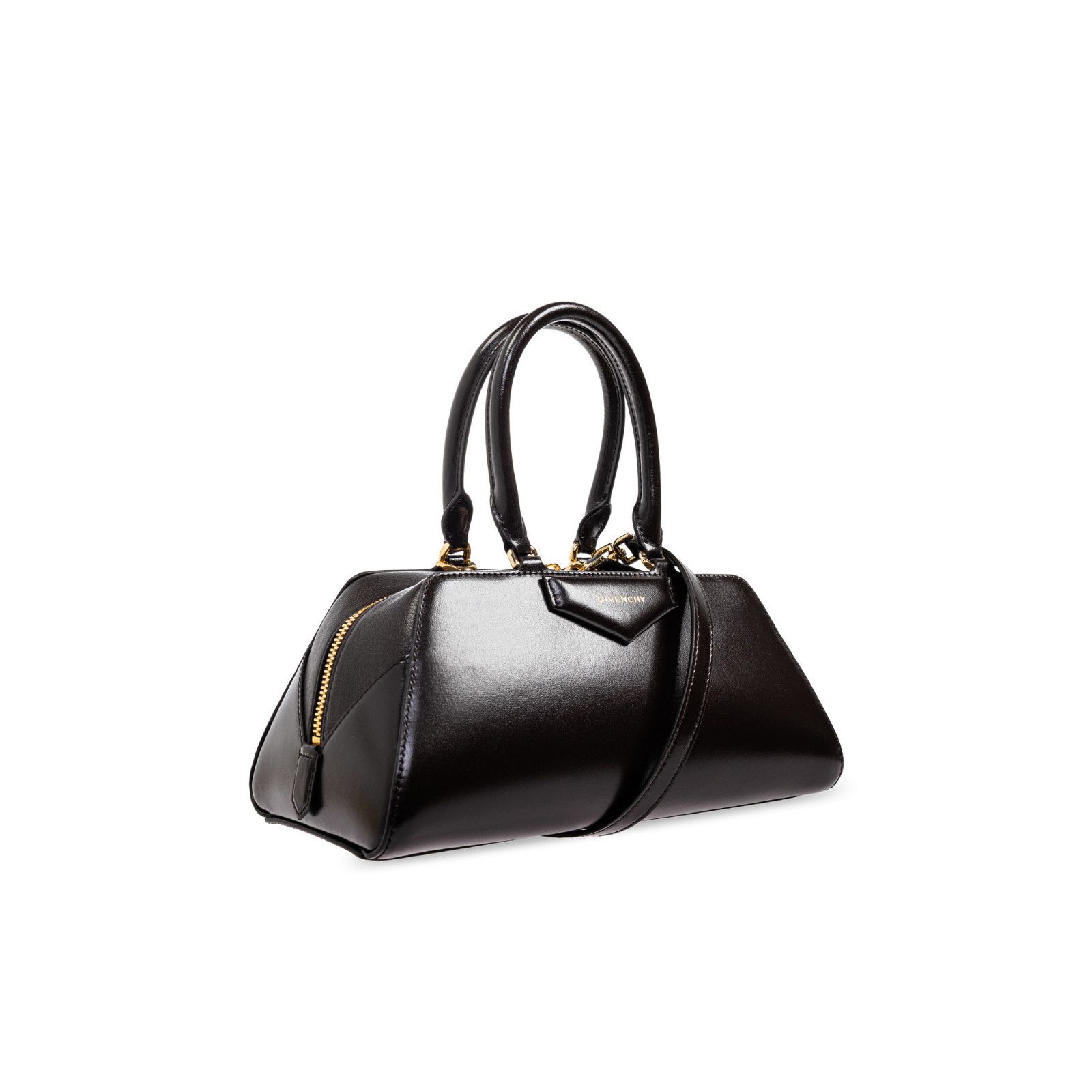 Givenchy GIVENCHY Small Antigona Brown Shiny Leather Top Handle Bag N Size ONE SIZE - 3 Thumbnail