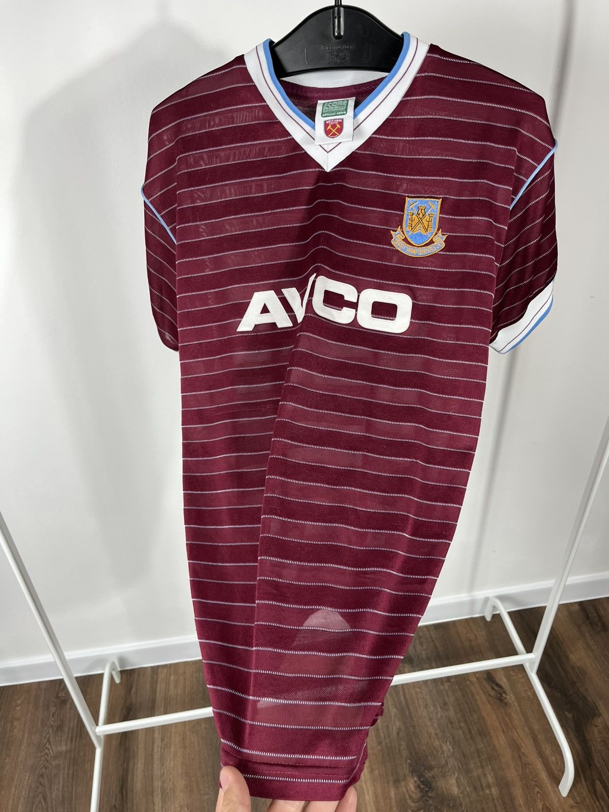 Other Score Draw West Ham United Retro AVCO Home Shirt Size S Size US S / EU 44-46 / 1 - 8 Thumbnail