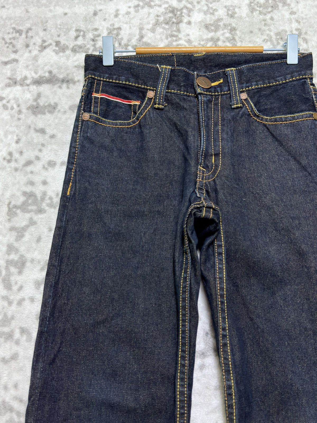 Hysteric Glamour Vintage Cocolulu CO&LU Painted Logo Selvedge Jeans Size US 28 / EU 44 - 4 Thumbnail