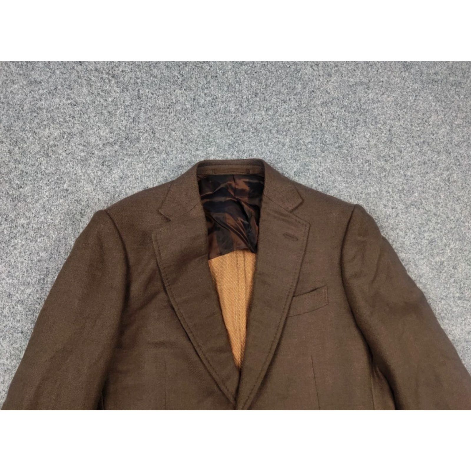 Pal Zileri Pal Zileri Blazer Jacket Sartoriale Italy Cashmere Silk Brown Classic 2 Button Size 42R - 6 Thumbnail