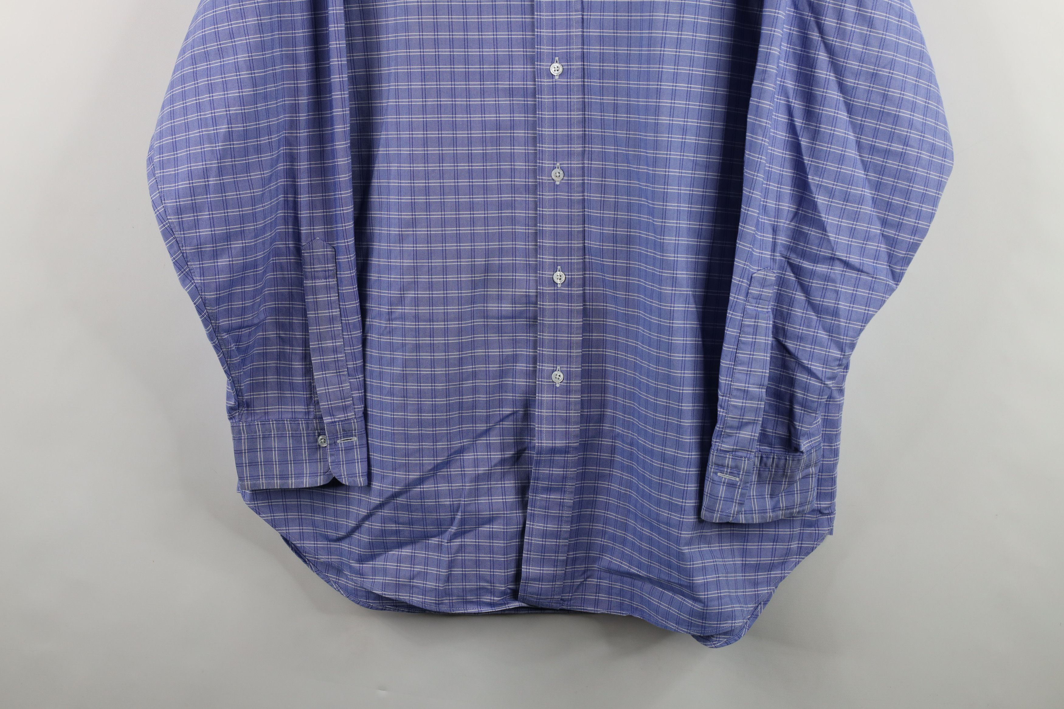 Brooks Brothers × Vintage Vintage 90s Brooks Brothers Button Down Shirt OCBD USA Size US L / EU 52-54 / 3 - 3 Thumbnail