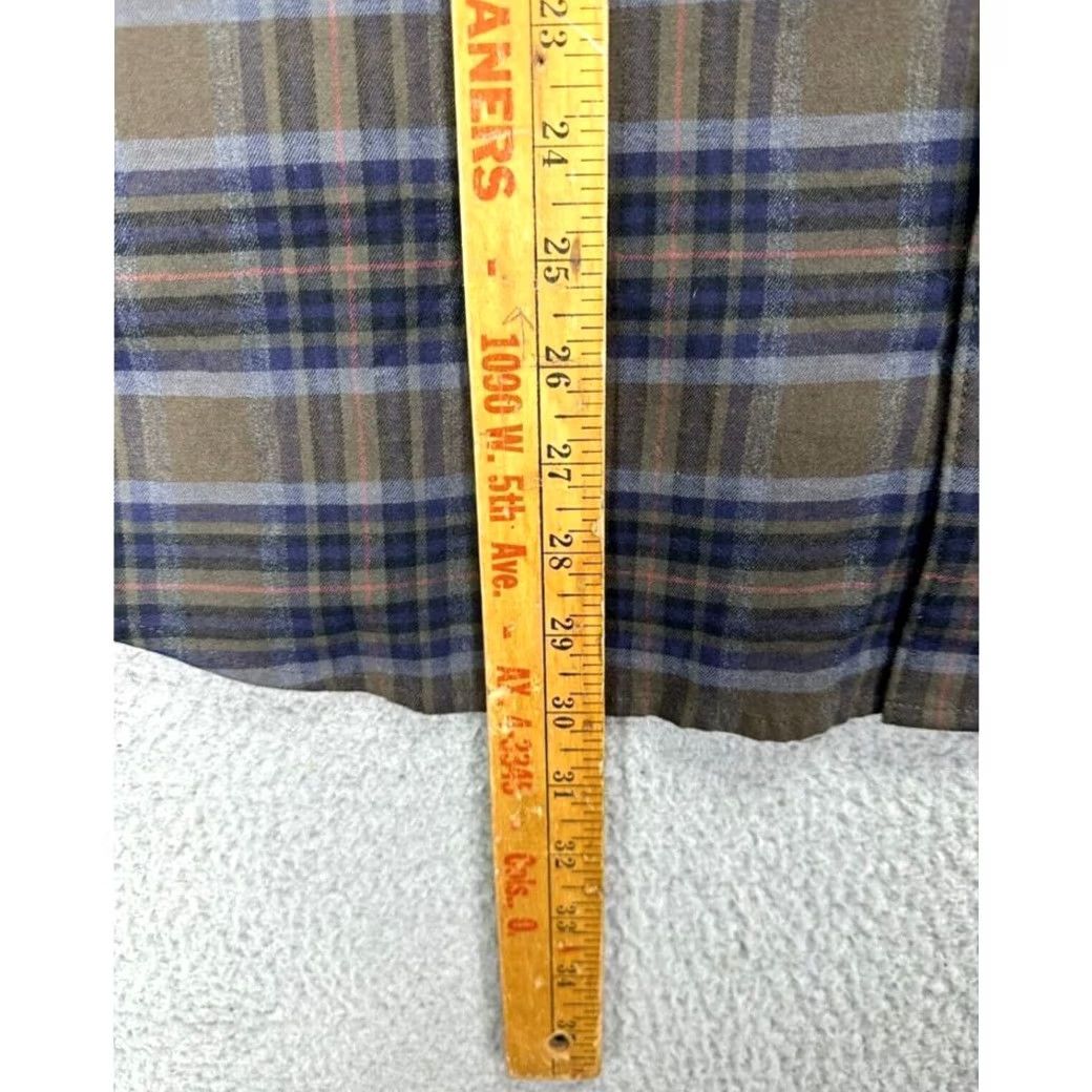 Apt. 9 Apt. 9 Shirt Men 2XL Brown Plaid Flannel Button-Up Standard Fit NEW Size US XXL / EU 58 / 5 - 7 Thumbnail