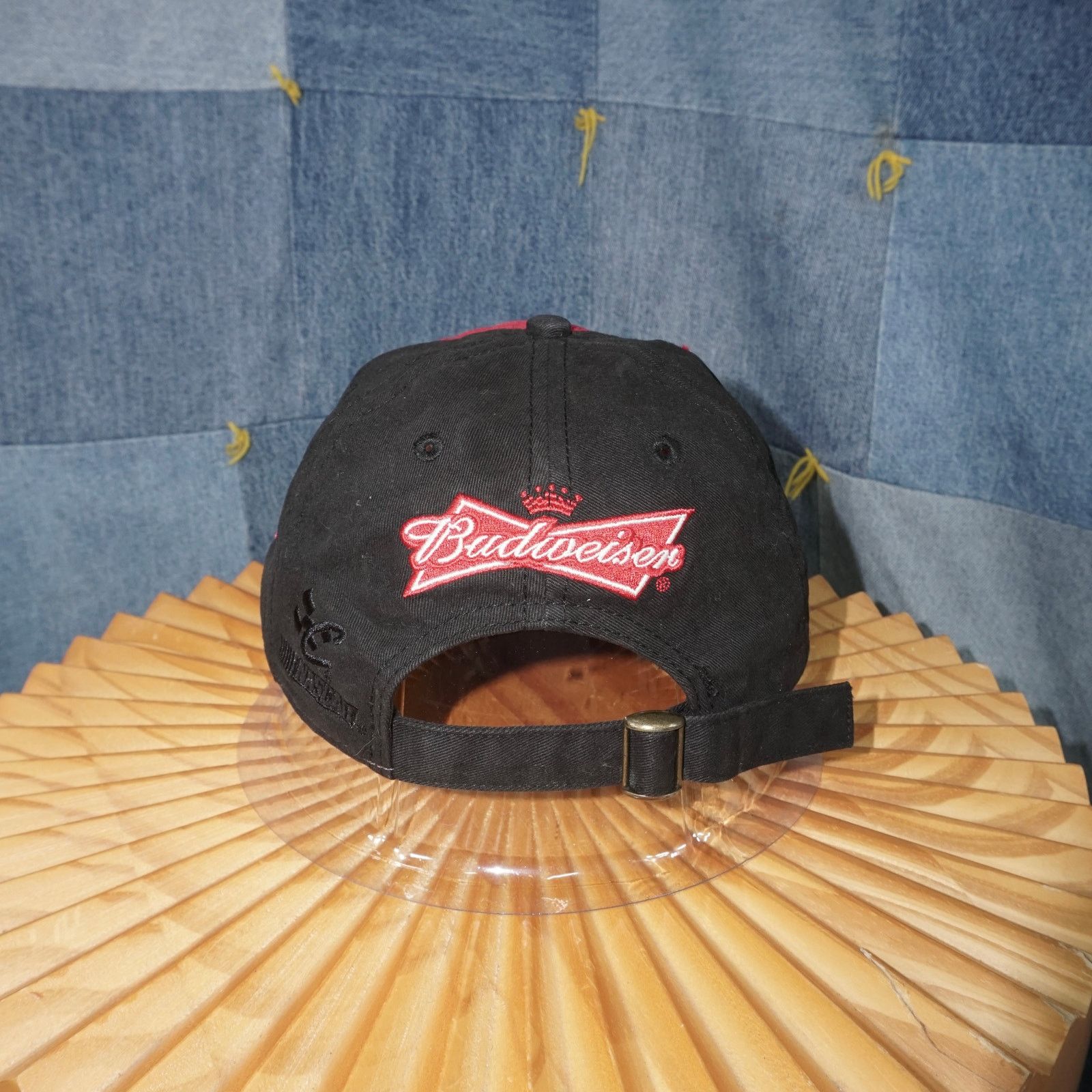 NASCAR OSFA -Vintage Y2K Budweiser Dale Earnhardt jr nascar 00s hat Size ONE SIZE - 5 Thumbnail