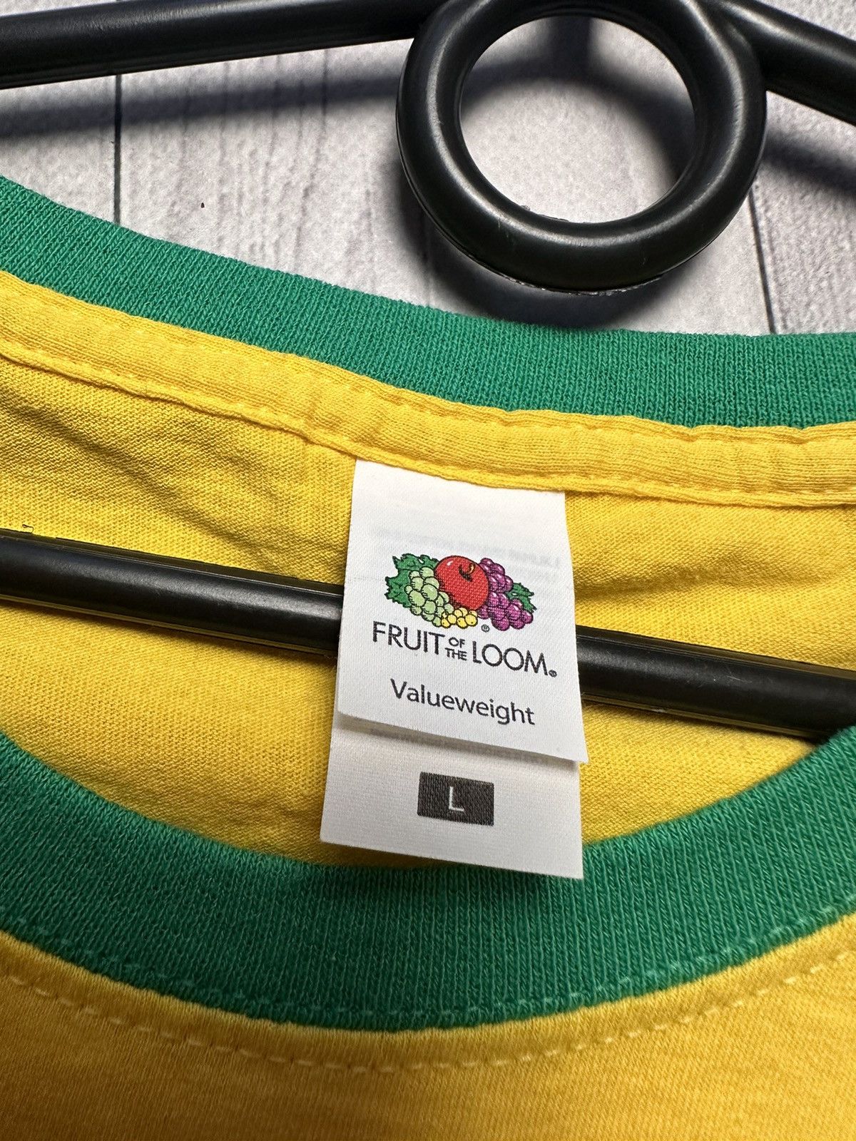 Vintage Vintage Brasil soccer fans tee logo Brazil size L yellow Size US L / EU 52-54 / 3 - 4 Thumbnail