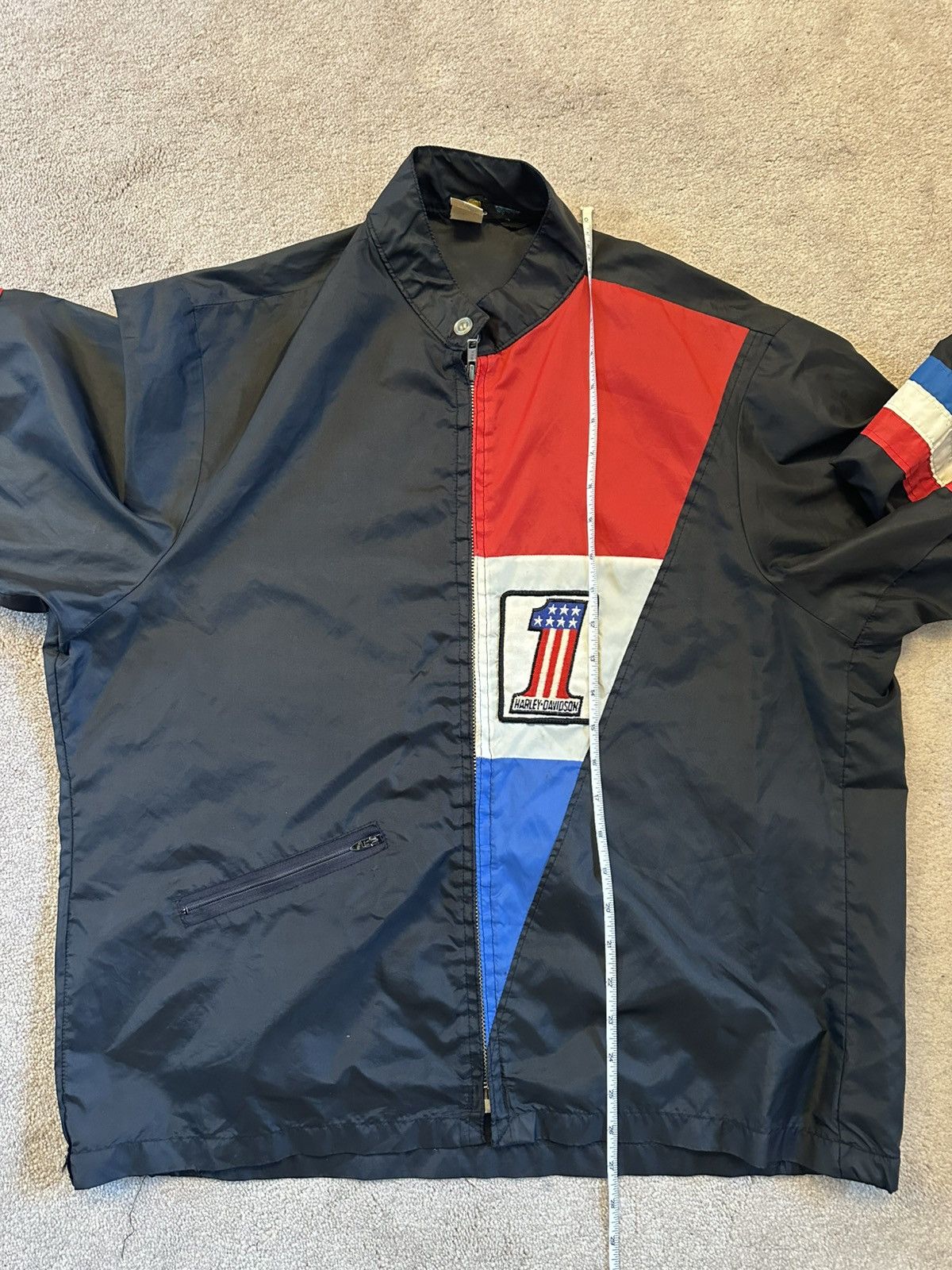 Harley Davidson Vintage Harley Davidson Racing Jacket Champion Running Talon Size US L / EU 52-54 / 3 - 13 Thumbnail
