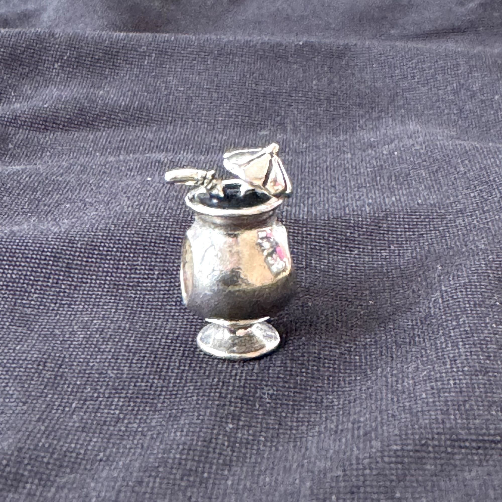 Vintage Vintage Sterling Silver 925 Vacation Cocktail Mixed Drink Sl Size ONE SIZE - 3 Thumbnail