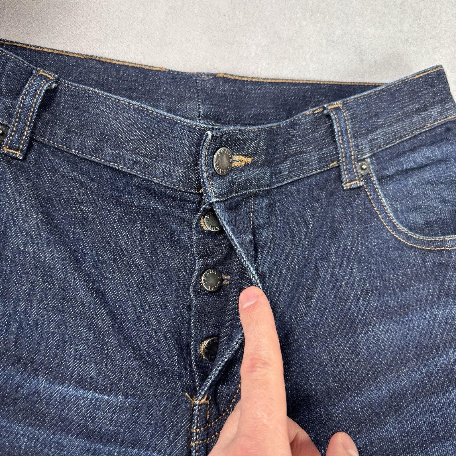 Prada Prada Men Blue Denim Jeans Pants Size 32 Size US 32 / EU 48 - 4 Thumbnail