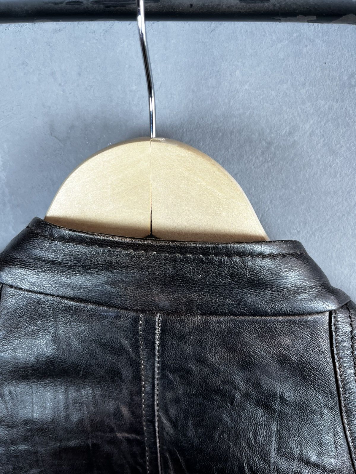 Other Kenneth Cole Avant Garde leather jacket Rick Owens style Y Size US S / EU 44-46 / 1 - 16 Thumbnail