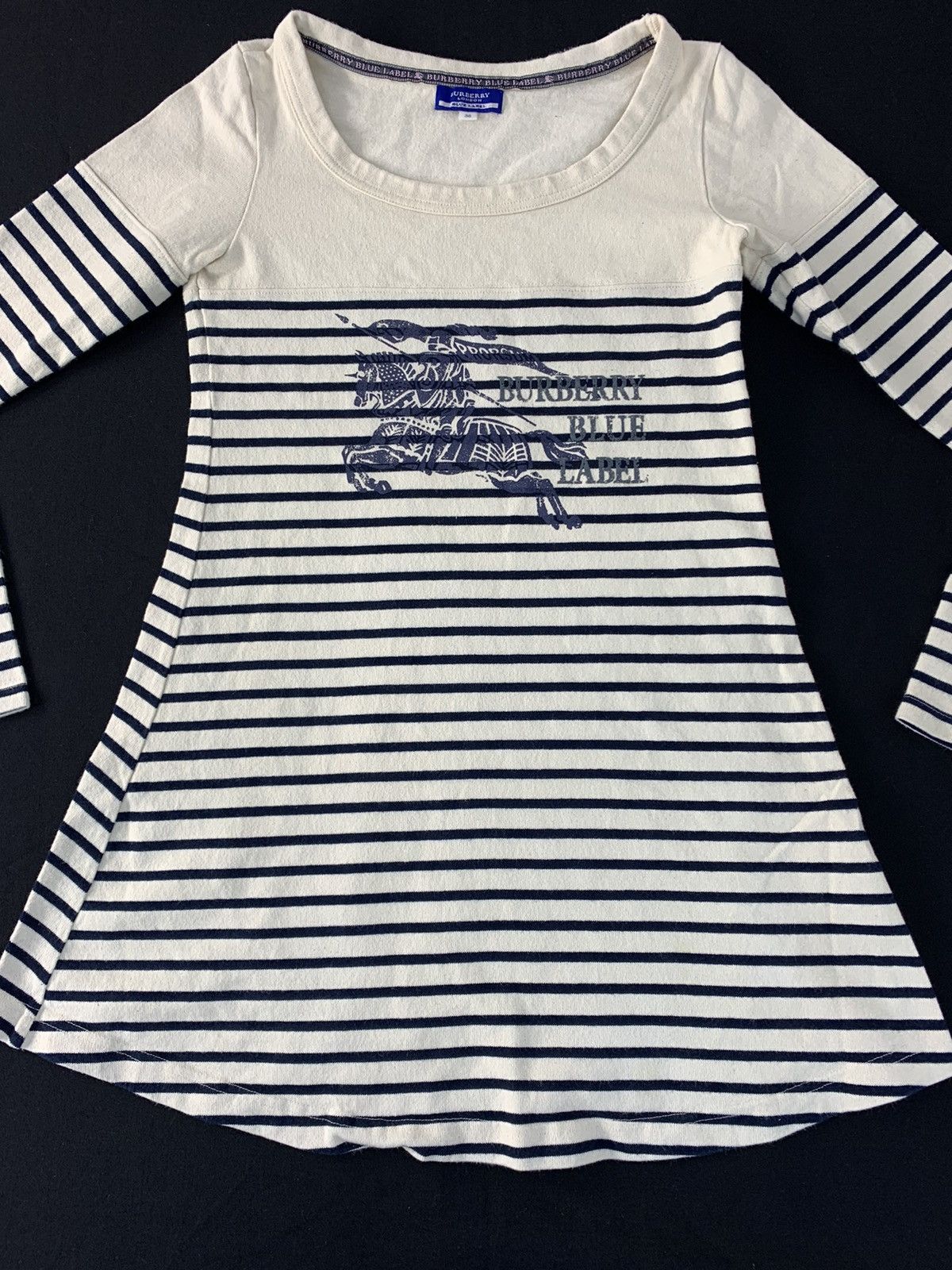 Burberry Burberry London Blue Label Blouse Striped Prorsum Logo Size S / US 4 / IT 40 - 2 Thumbnail