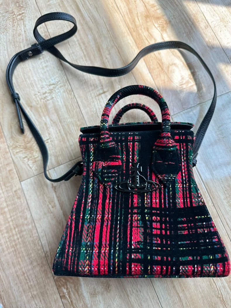Vivienne Westwood Vivienne Westwood Grain check shoulder bag Size ONE SIZE - 1 Thumbnail