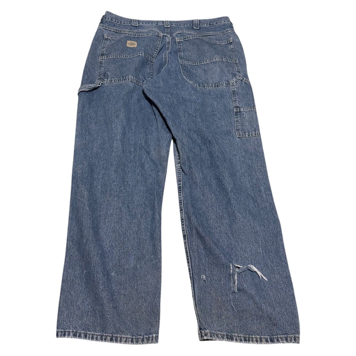Lee × Vintage Vintage Lee Distressed Carpenter Jean Pants Men’s 36x30 Size US 36 / EU 52 - 3 Thumbnail