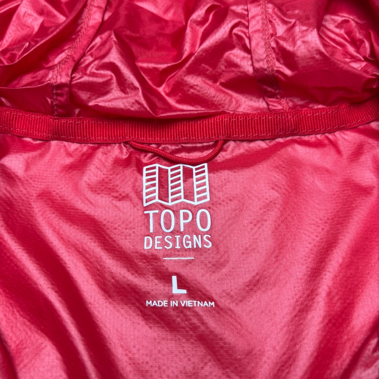 Topo Designs Topo Designs Packable Ultralight Nylon Windbreaker Jacket L Size US L / EU 52-54 / 3 - 4 Thumbnail