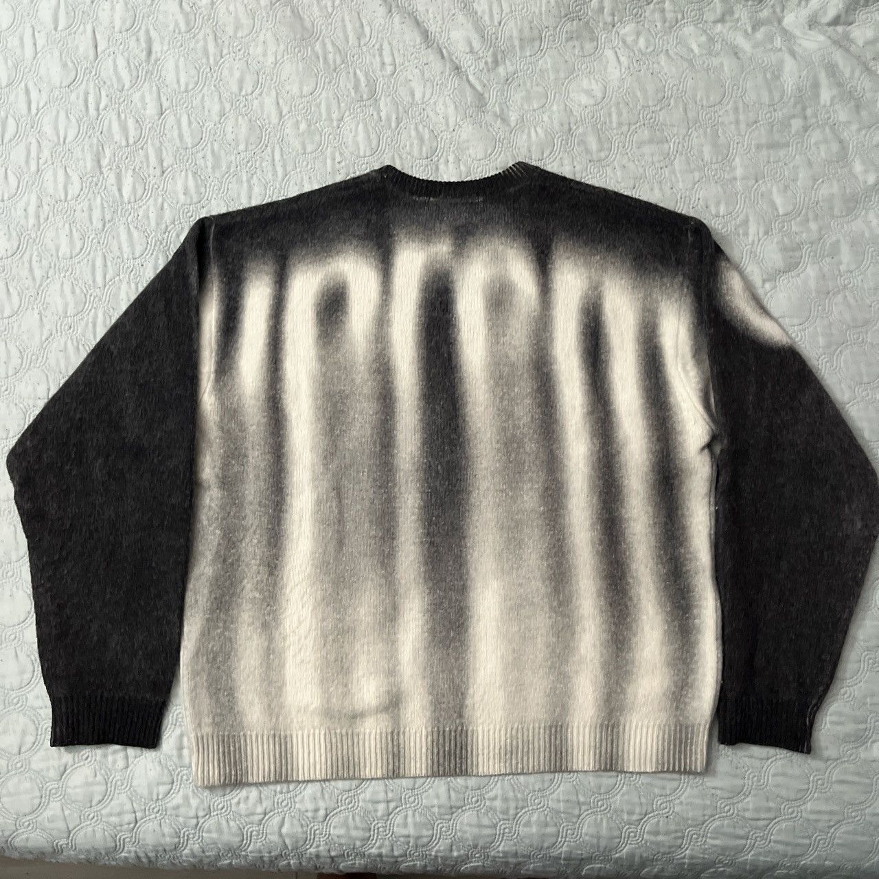 Supreme Supreme Blurred Logo Sweater Black | Grailed