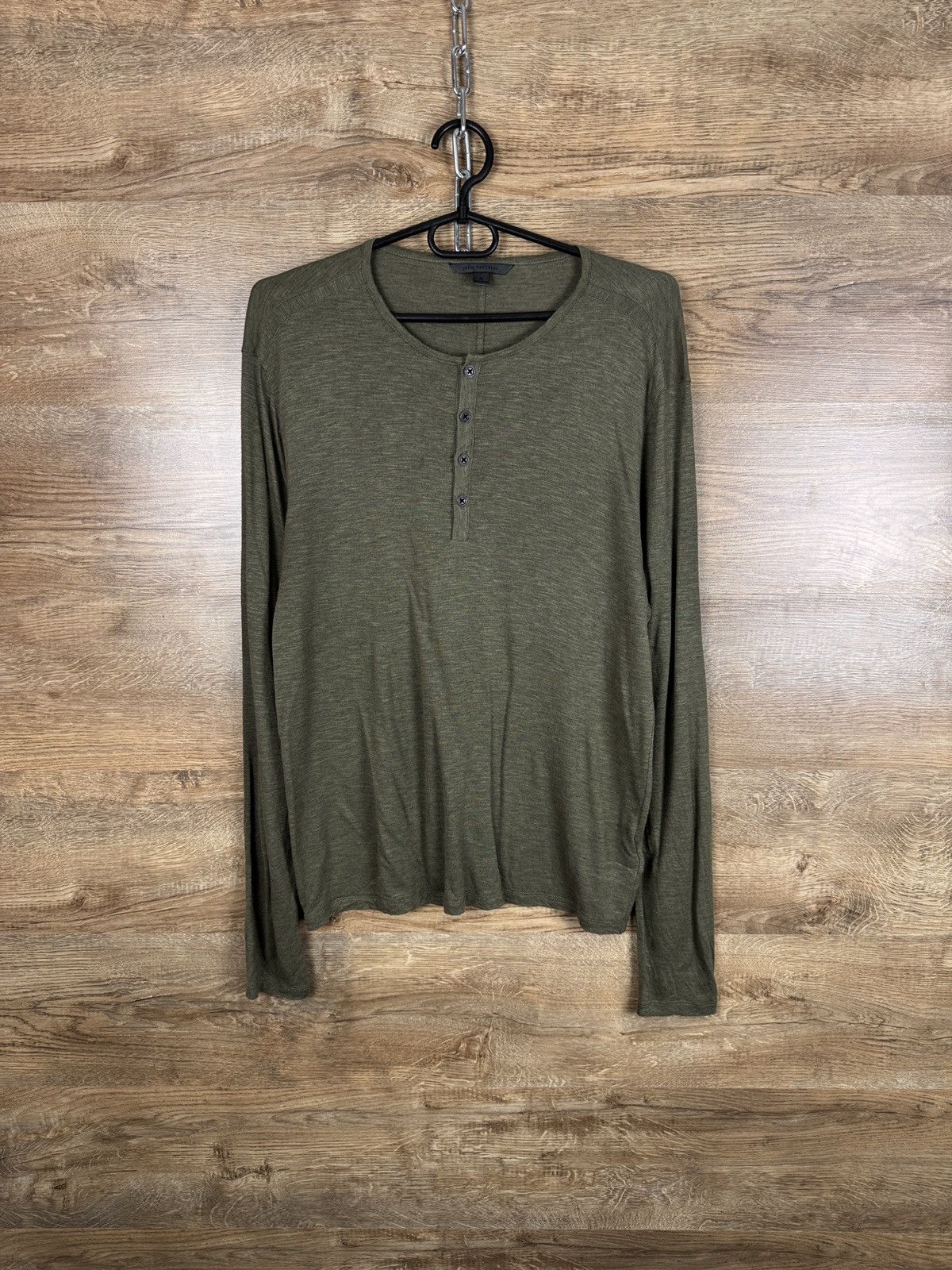 John Varvatos Mens Vintage John Varvatos longsleeve T-shirt modal lana Size US M / EU 48-50 / 2 - 1 Thumbnail