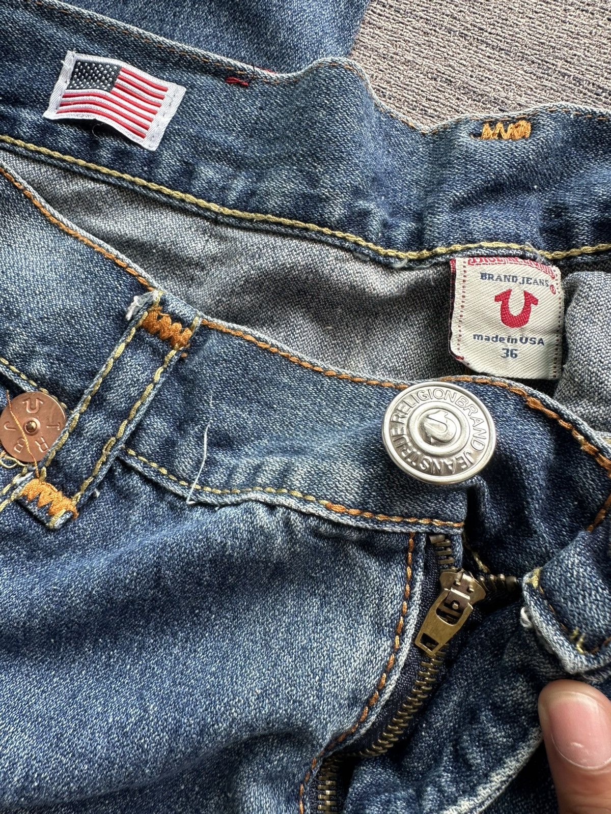 True Religion Vintage True Religion Jeans Denim Unisex Size US 38 / EU 54 - 5 Thumbnail