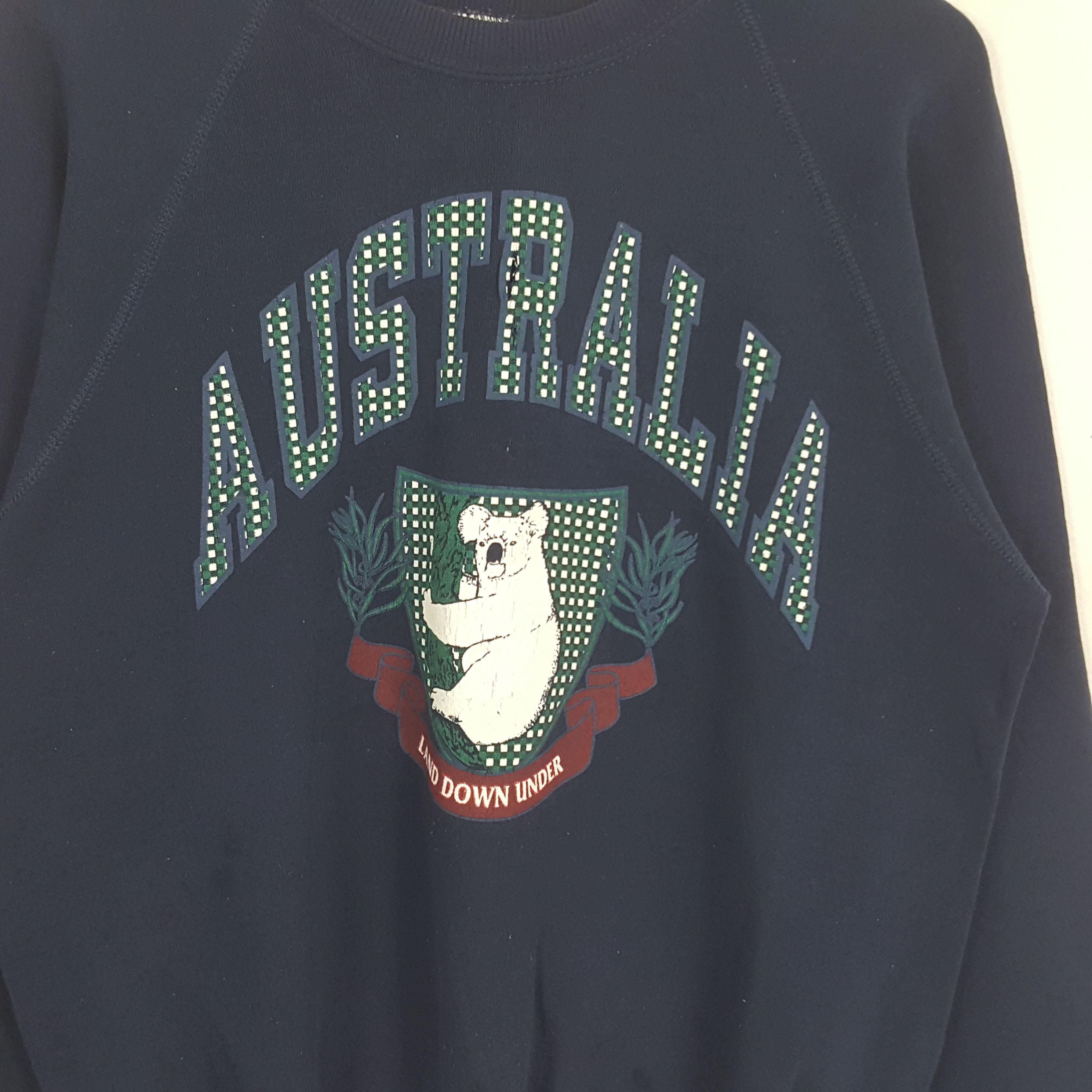 Lee × Vintage Vintage 90's Australia Land Down Under Country Sweatshirt Size US M / EU 48-50 / 2 - 2 Thumbnail