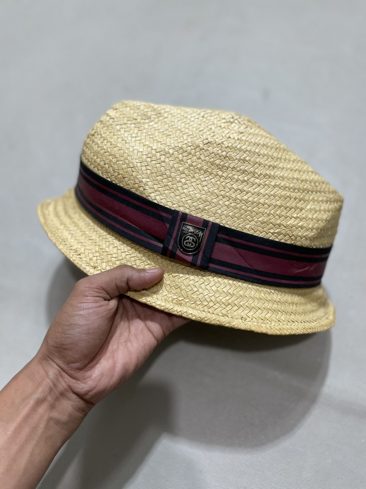 Stussy Stussy Paper Straw Crusher Bucket Hat Size ONE SIZE - 4 Thumbnail