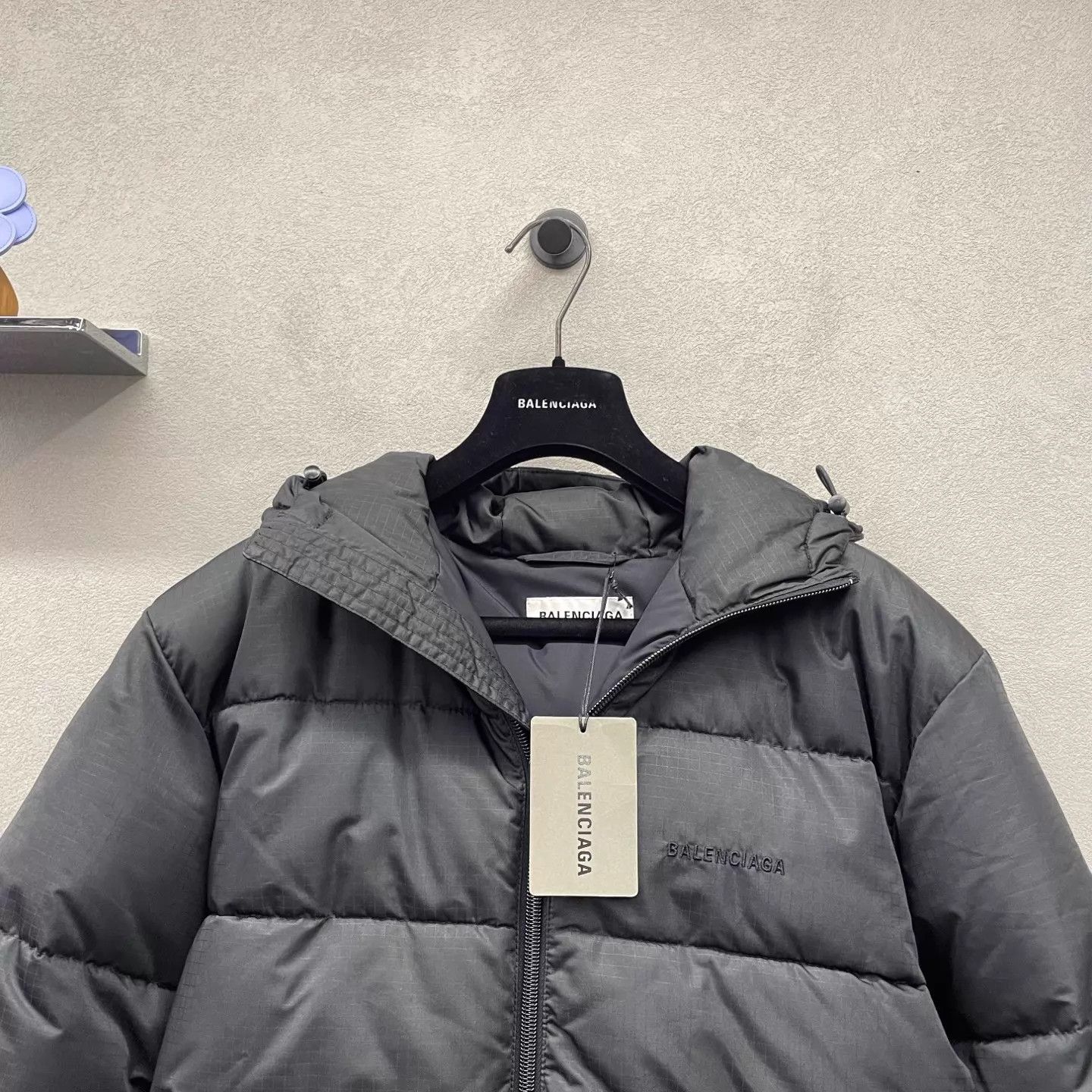 Balenciaga Balenciaga 38 black down jacket logo embroidered everyday Size XS / US 0-2 / IT 36-38 - 4 Thumbnail