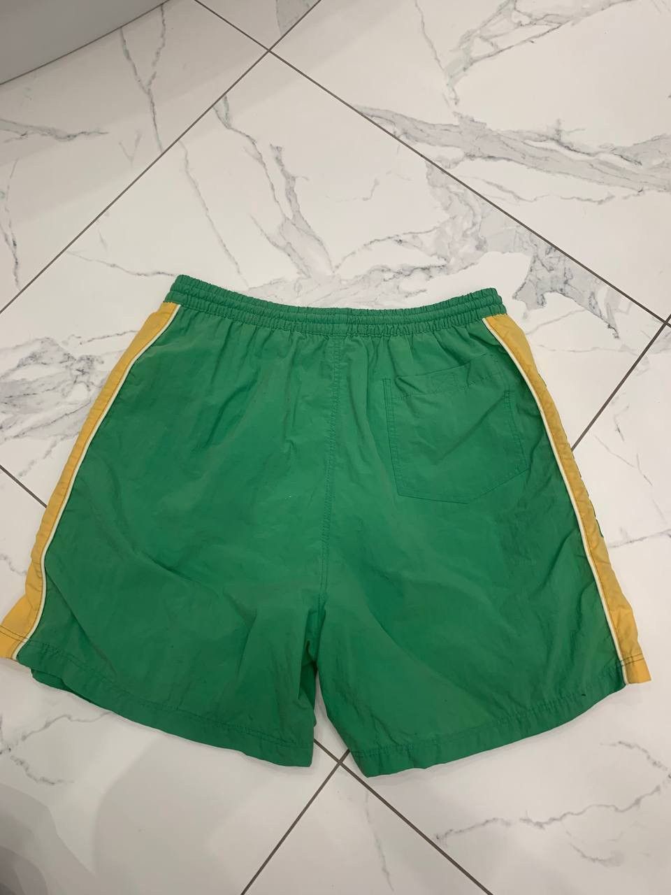 Puma 🔥Puma vintage shorts big logo green XL Size US 36 / EU 52 - 4 Thumbnail