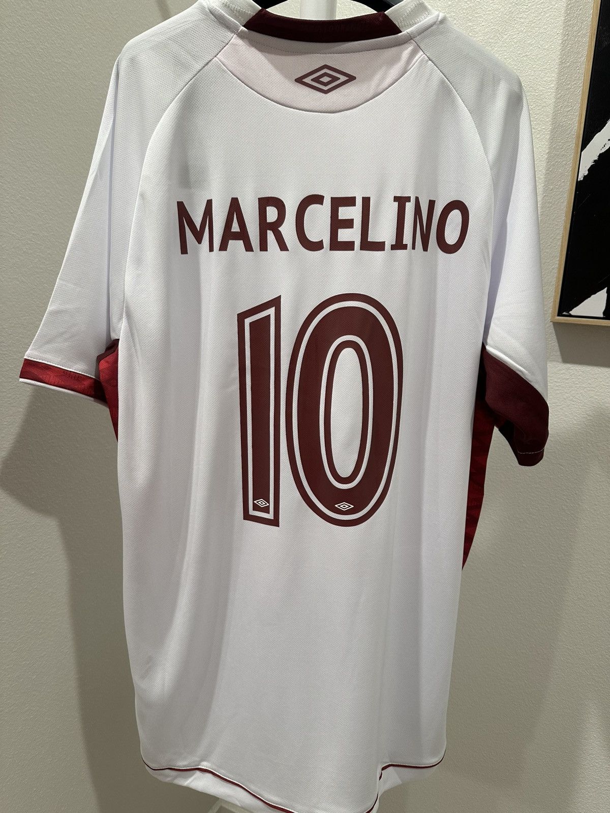 Umbro 2024-25 Club Atletico Lanús Marcelino Moreno Soccer Jersey Size US XL / EU 56 / 4 - 1 Thumbnail