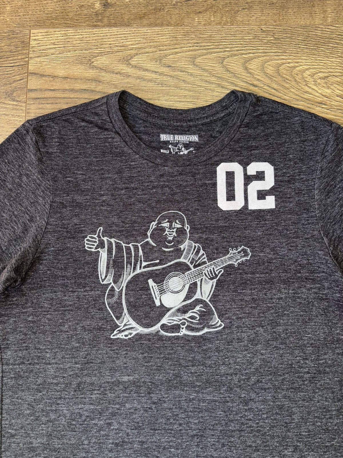 Band Tees × True Religion True Religion Buddha T Shirt Sz S Gray Size US S / EU 44-46 / 1 - 3 Thumbnail