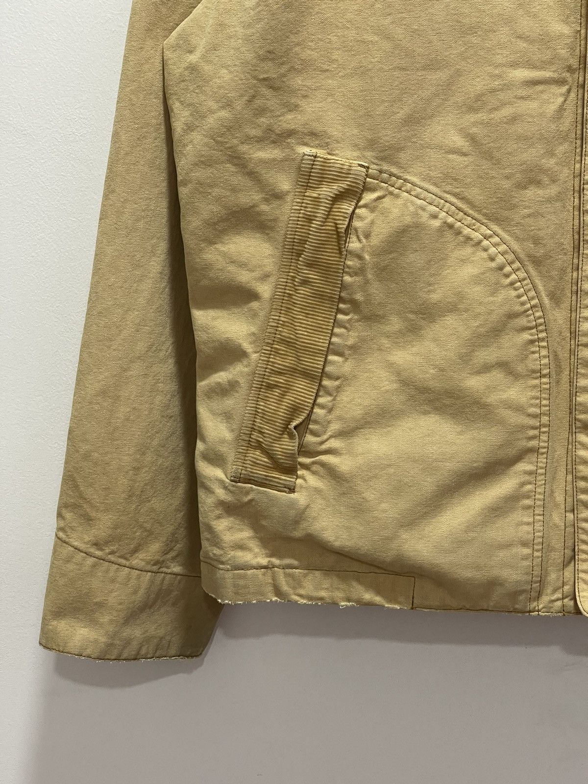 Tommy Hilfiger DISTRESSED TOMMY HILFIGER KHAKI TRASHED VINTAGE JACKET Size US L / EU 52-54 / 3 - 7 Thumbnail