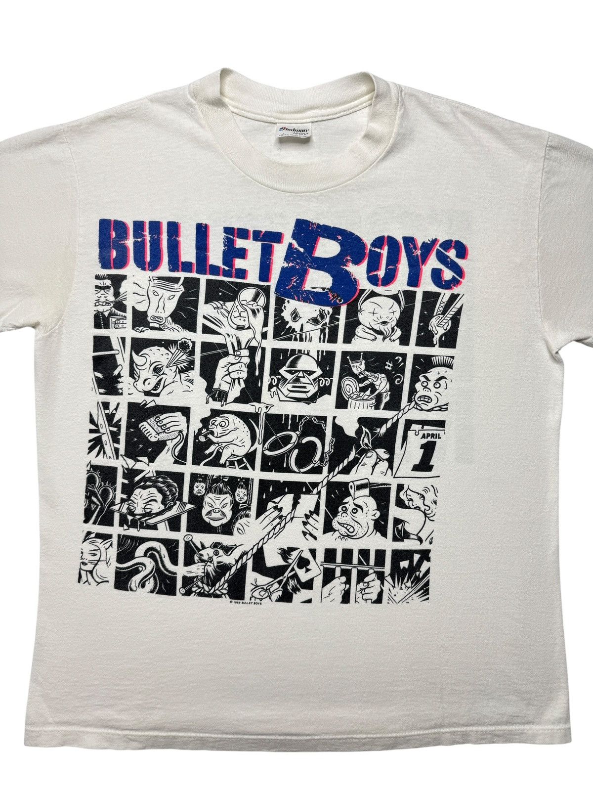 Vintage 1989 Bullet Boys Band Tee Shirt