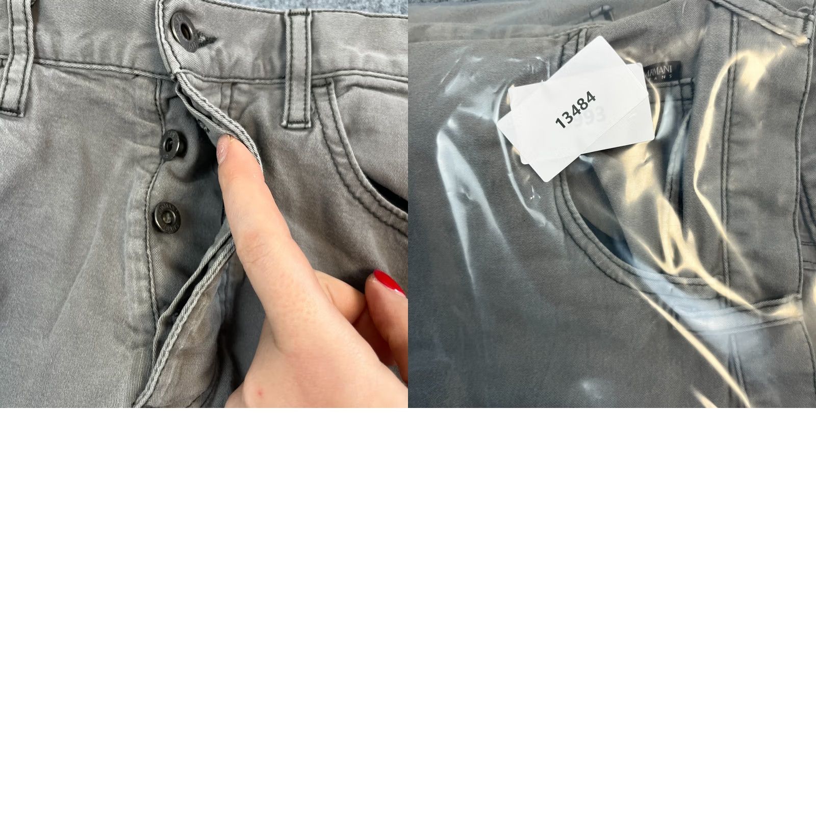 Vintage Armani Jeans Jeans Regular 30 30 Medium Wash Grey Stretch J21 Mens Slim Straight 5-Pocket Denim Cotton Elastane Vintage No Size US 30 / EU 46 - 9 Thumbnail