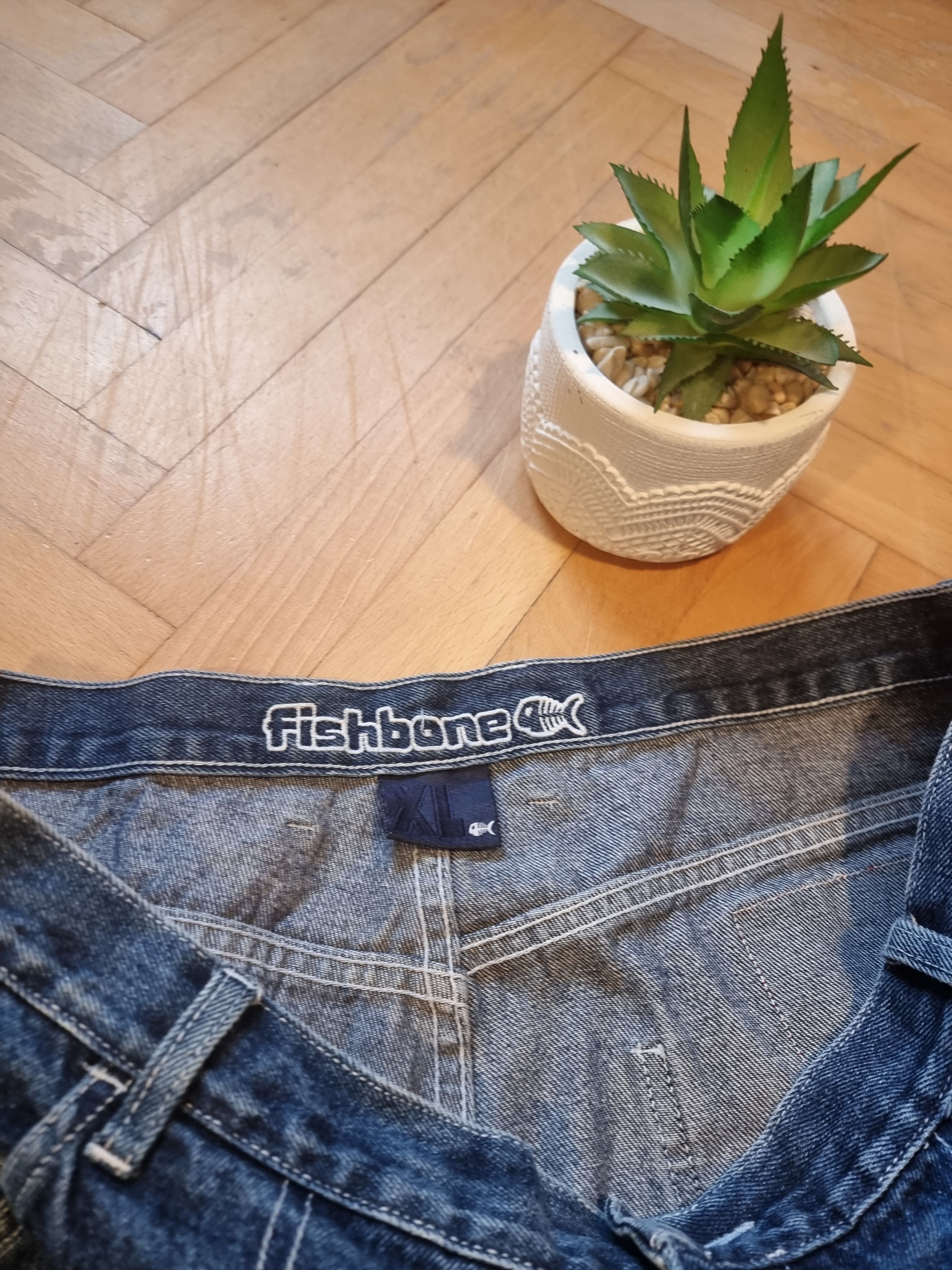 Southpole Vintage Fishbone Jorts Size US 38 / EU 54 - 4 Thumbnail