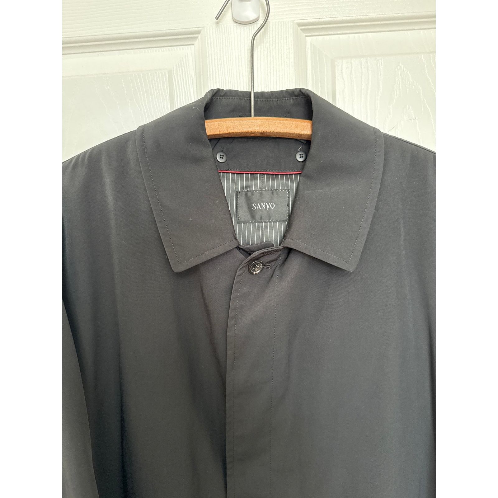 Sanyo Sanyo New York preppy black coat removble wool liner 46 R Size US XL / EU 56 / 4 - 13 Thumbnail