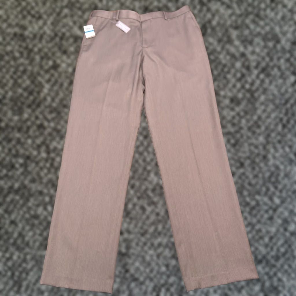 Van Heusen Van Heusen Traveler Pants Mens 34x34 Taupe Premium Non Iron Wicking New Size US 34 / EU 50 - 1 Thumbnail