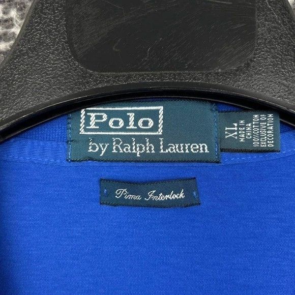 Polo Ralph Lauren Vintage Polo Ralph Lauren Polo XL Pima Interlock Cotton Size US XL / EU 56 / 4 - 4 Thumbnail