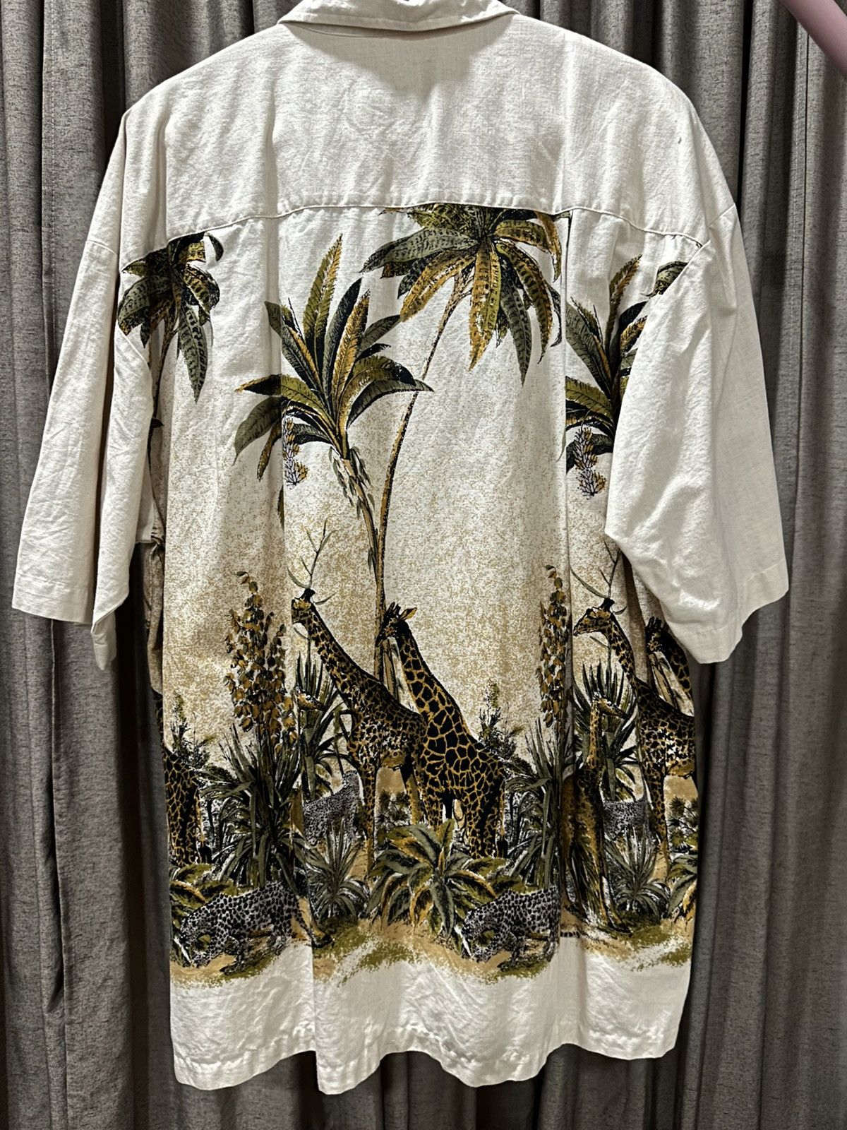 Japanese Brand Vintage 90s Safari Printed Shirt Size US L / EU 52-54 / 3 - 5 Thumbnail