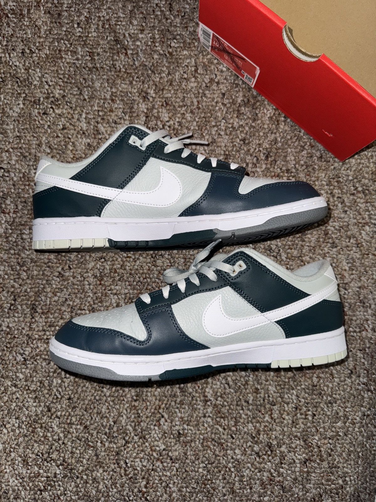 Nike Nike dunk retro spilt deep jungle Size US 10.5 / EU 43-44 - 2 Thumbnail