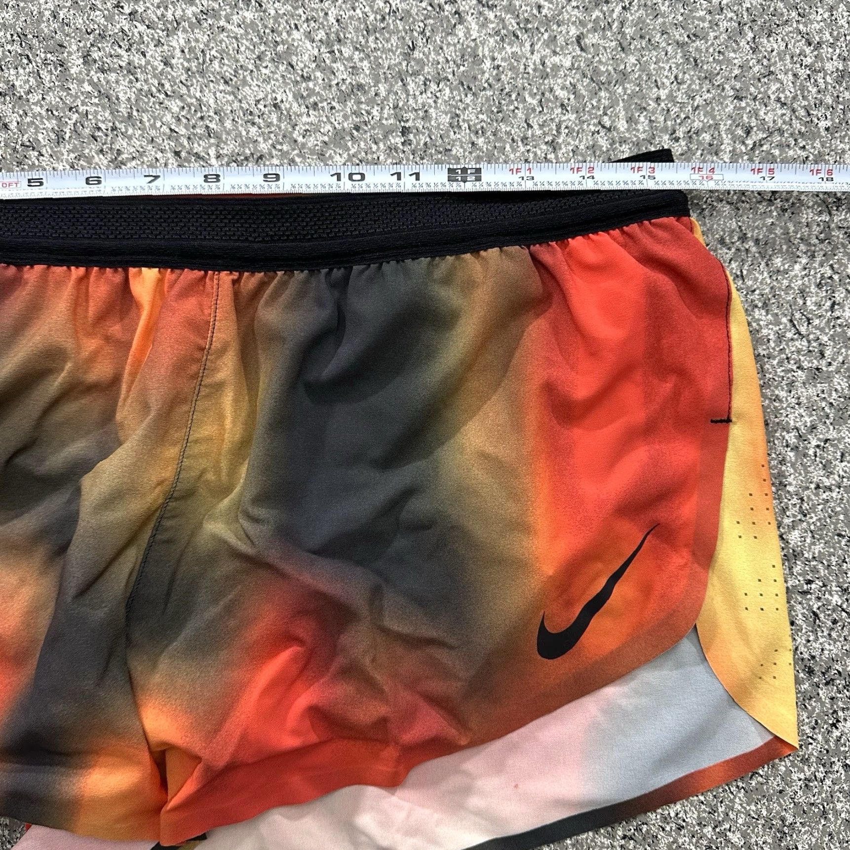 Nike Nike Aeroswift Elite ADV 2” Running Shorts Mens M Orange Lined Athletic Short Size US 31 - 5 Thumbnail