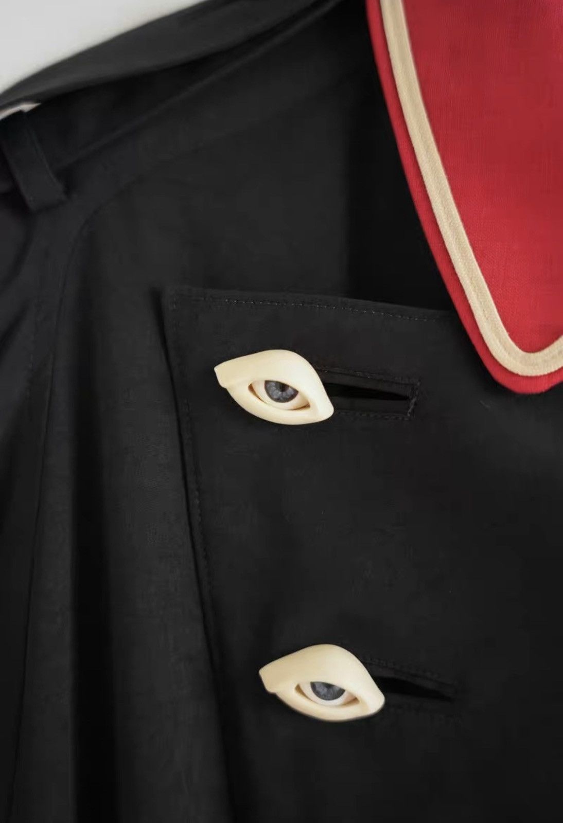 Yohji Yamamoto Yohji Yamamoto 21ss Eyeball Red Collar Napoleon Coat K4 Size US M / EU 48-50 / 2 - 5 Thumbnail