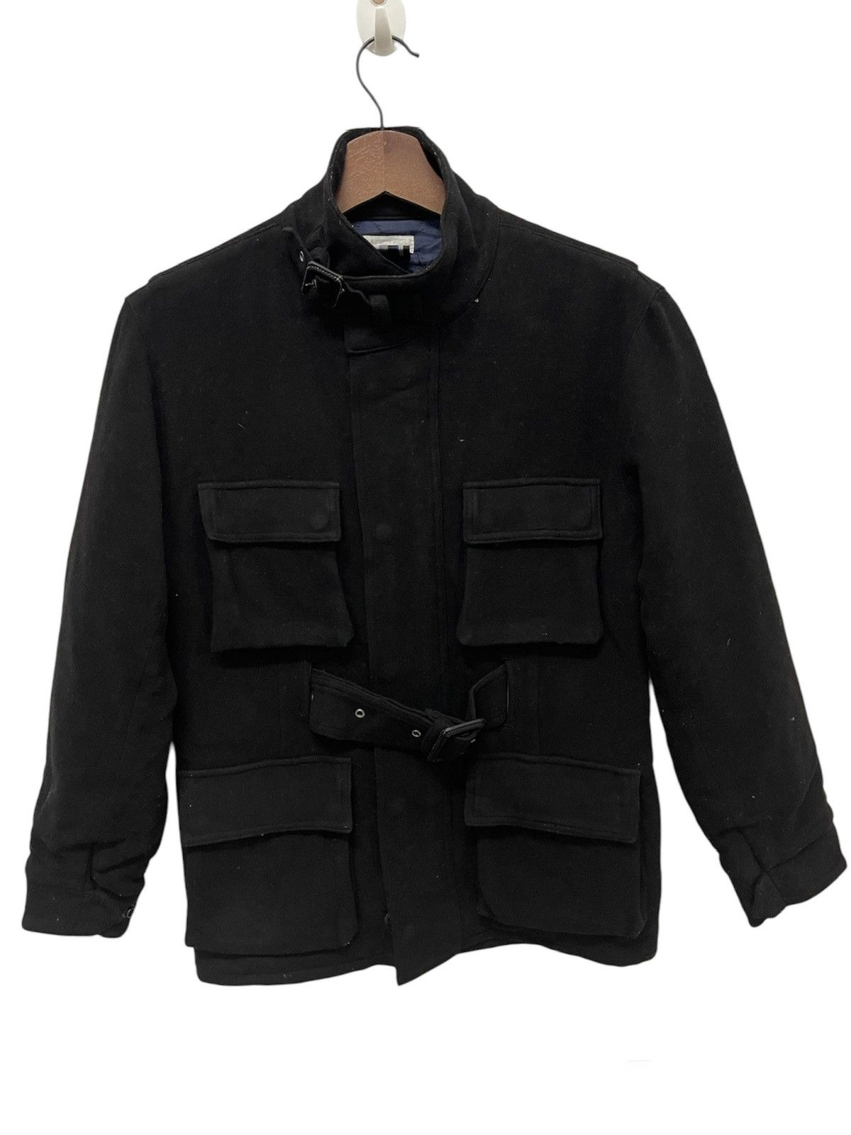 Facetasm BLACK FACETASM MULTIPOCKETS UTILITY BONDAGE JACKET Size US M / EU 48-50 / 2 - 1 Thumbnail