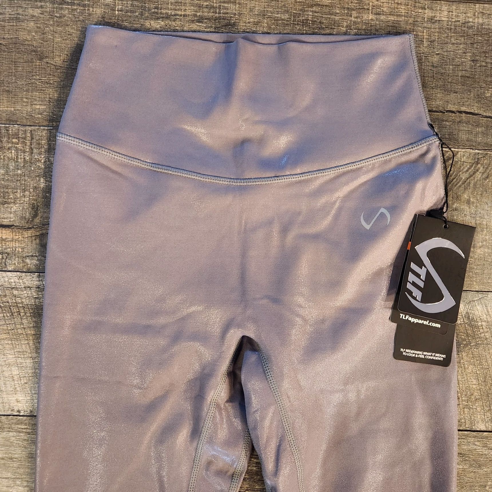 Vintage TLF Take Life Further Diamond 2.0 Leggings Womens Small Silver High Waisted New! Size 28" / US 6 / IT 42 - 3 Thumbnail
