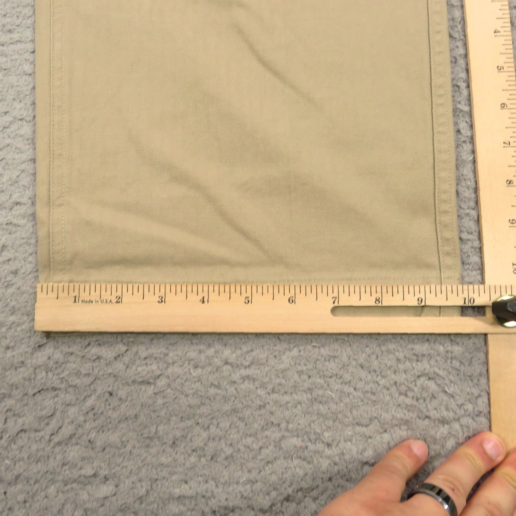 Nike Nike Pants Men 34x30 Baggy Cargo Wide-Leg Herringbone Twill Y2K 90s Grunge Hip Hop Beige Size US 34 / EU 50 - 3 Thumbnail