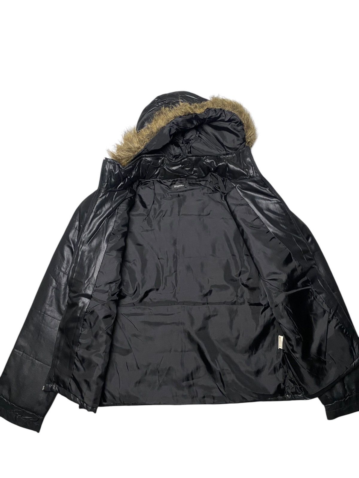If Six Was Nine 2000's Mignon Fur Black Puffer Jacket Size US M / EU 48-50 / 2 - 5 Thumbnail