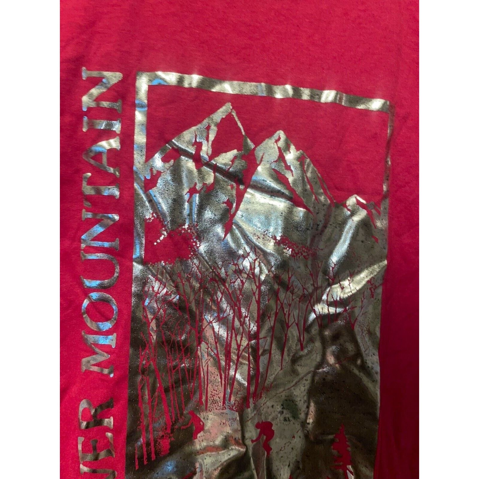 Jerzees Vintage Kellogg Idaho Shirt Silver Silver Tee 1990s 90s M Size US M / EU 48-50 / 2 - 4 Thumbnail