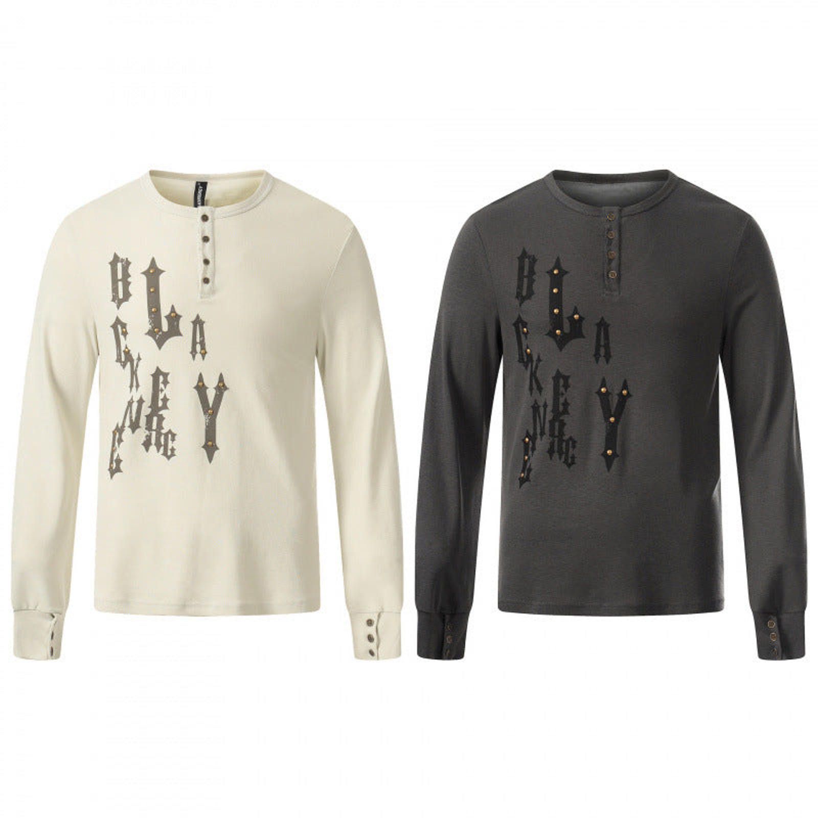 Other Gothic Letter Long-Sleeve Tee | Stud-Button Cuff Size US M / EU 48-50 / 2 - 5 Thumbnail