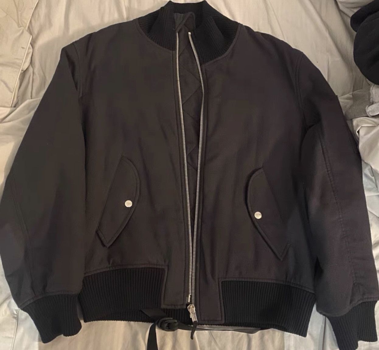 Helmut Lang Helmut Lang Strapped Bomber Jacket Size US L / EU 52-54 / 3 - 1 Thumbnail