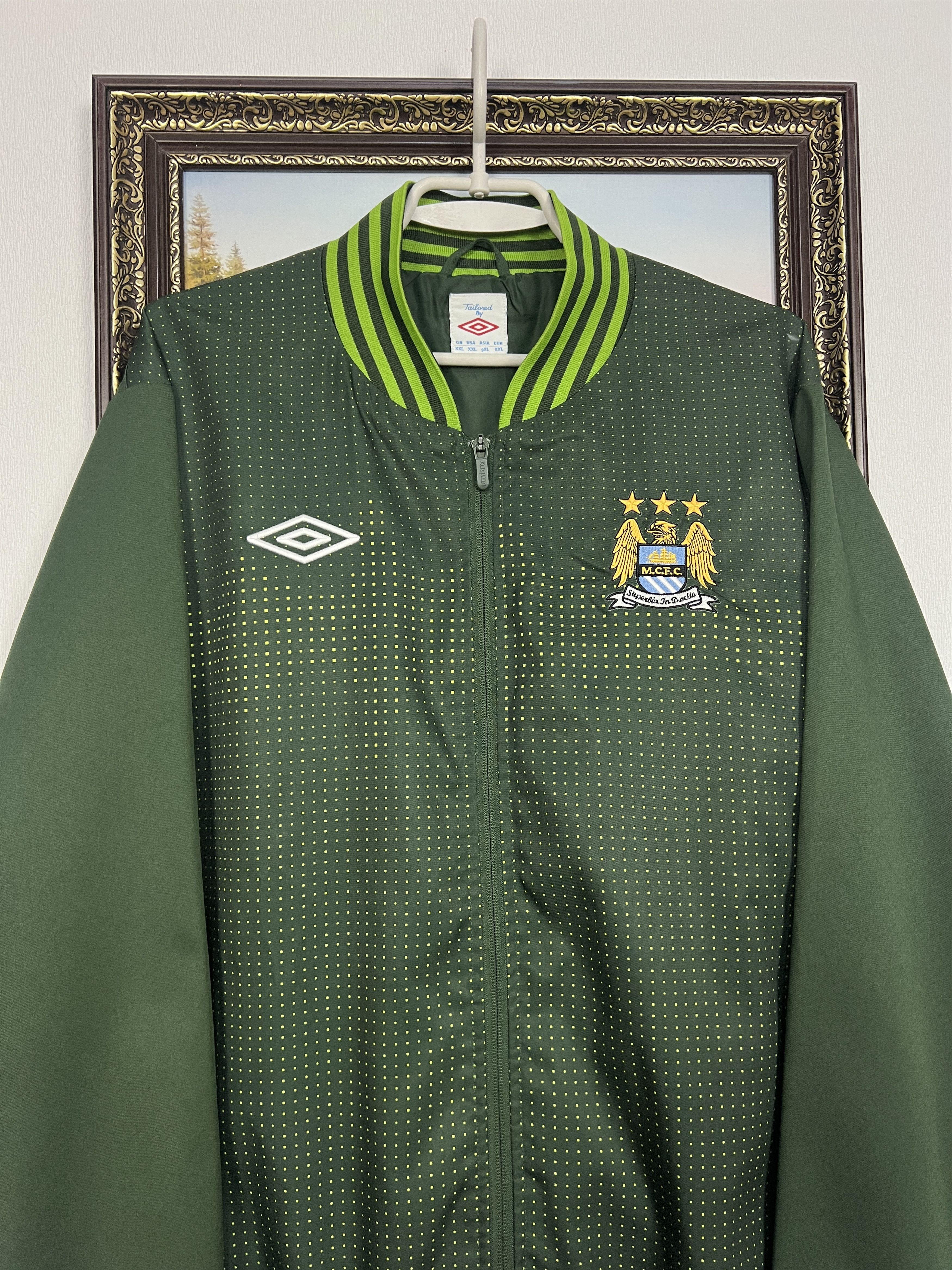 Umbro Manchester City Football Jacket Soccer Track Top Rare Size US XXL / EU 58 / 5 - 2 Thumbnail