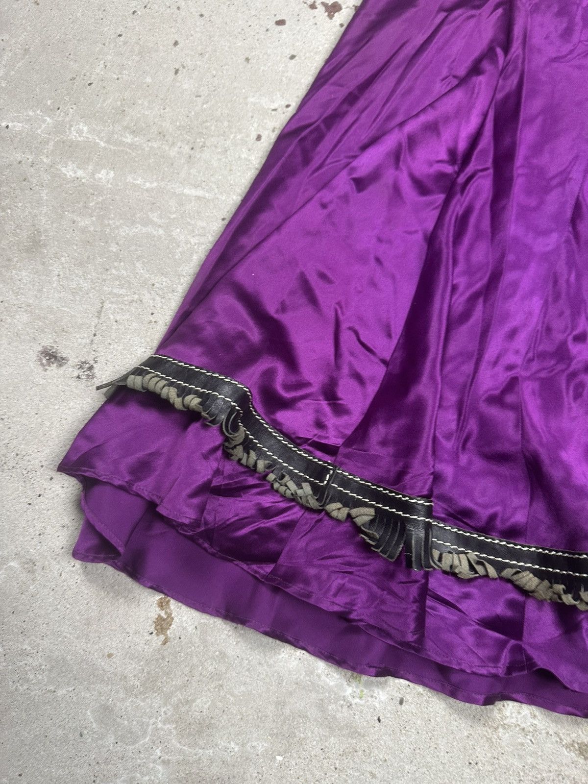 Dsquared2 Dsquared2 FW 2005 Runway Silk Purple Dress Chains Size M / US 6-8 / IT 42-44 - 18 Thumbnail