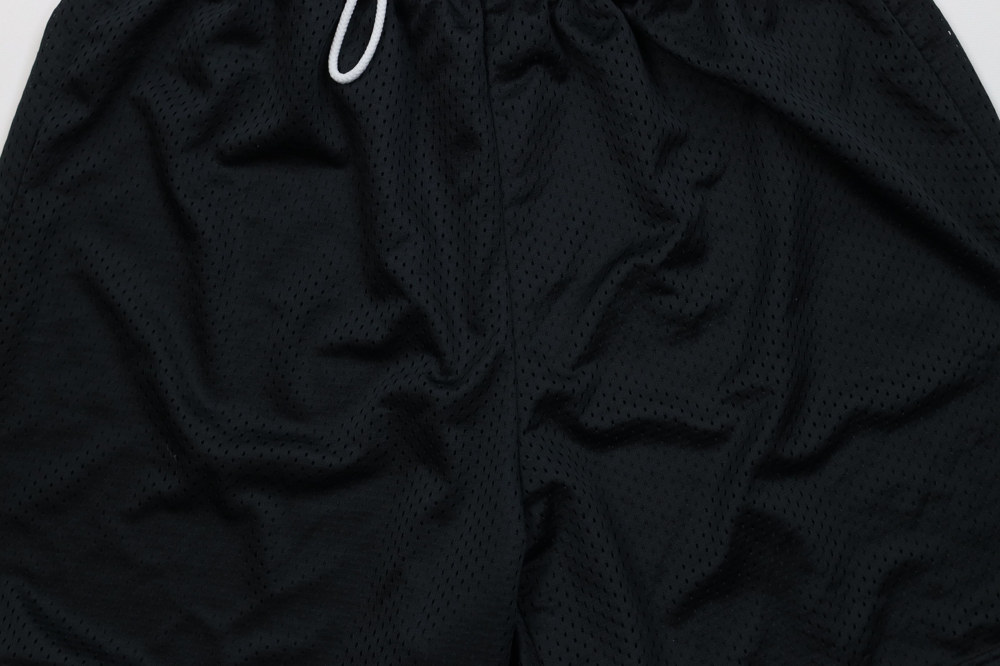 Vintage Vintage 90s Y2K Streetwear Above Knee Mesh Shorts Black Size US 36 / EU 52 - 3 Thumbnail