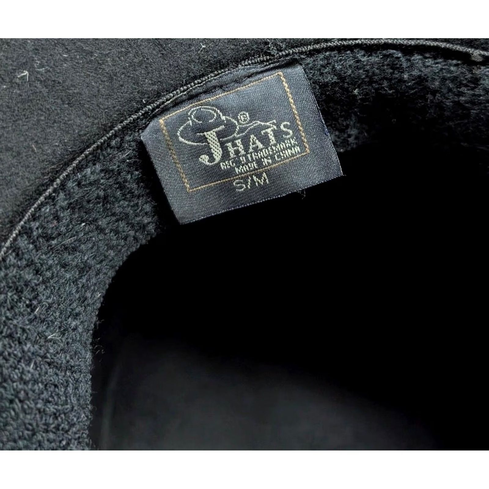 Vintage VINTAGE Jhats Top Hat Shirt Men L Black Victorian Edwardian Stovepipe Style Mens Size US L / EU 52-54 / 3 - 2 Thumbnail